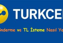 Turkcell TL Gönderme ve TL İsteme Nasıl Yapılır