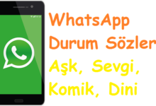 WhatsApp Durum Sözleri Aşk, Sevgi, Komik, Dini