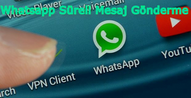 whatsapp süreli mesaj
