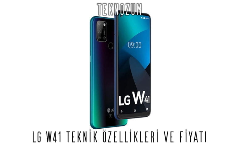 LG W41 Teknik Özellikleri ve Fiyatı