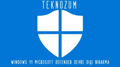 Windows 11 Microsoft Defender Devre Dışı Bırakma