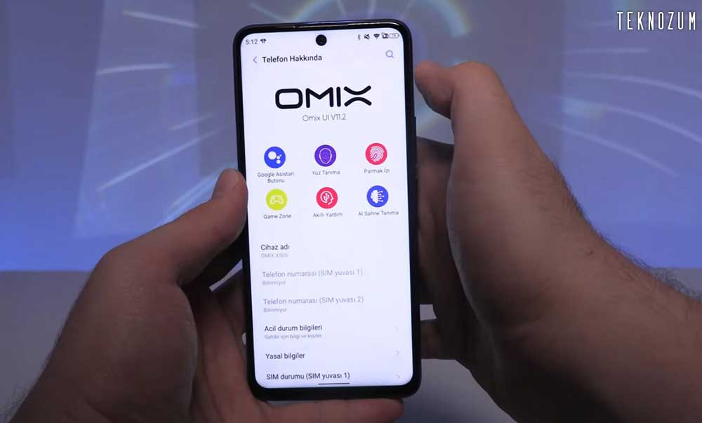 Omix X500 Donanım Özellikleri