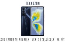 Tecno Camon 18 Premier Teknik Özellikleri ve Fiyatı